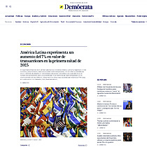 Am�rica Latina experimenta un aumento del 7% en valor de transacciones en la primera mitad de 2025